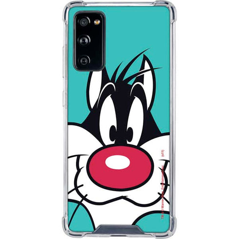 Looney Tunes Sylvester Zoomed In Galaxy S20 FE Clear Case