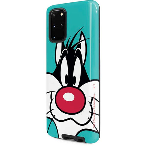 Looney Tunes Sylvester Zoomed In Galaxy S20 Plus Pro Case