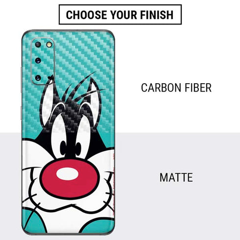 Looney Tunes Sylvester Zoomed In Galaxy S20 Skin