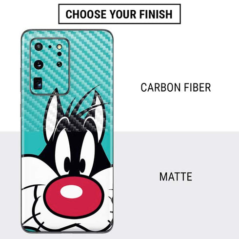 Looney Tunes Sylvester Zoomed In Galaxy S20 Ultra 5G Skin