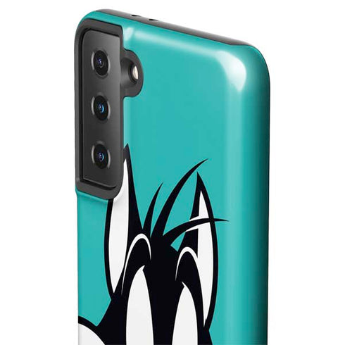 Looney Tunes Sylvester Zoomed In Galaxy S21 FE Pro Case
