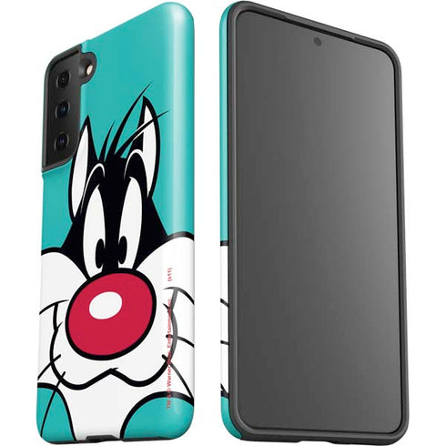 Looney Tunes Sylvester Zoomed In Galaxy S21 Plus 5G Pro Case