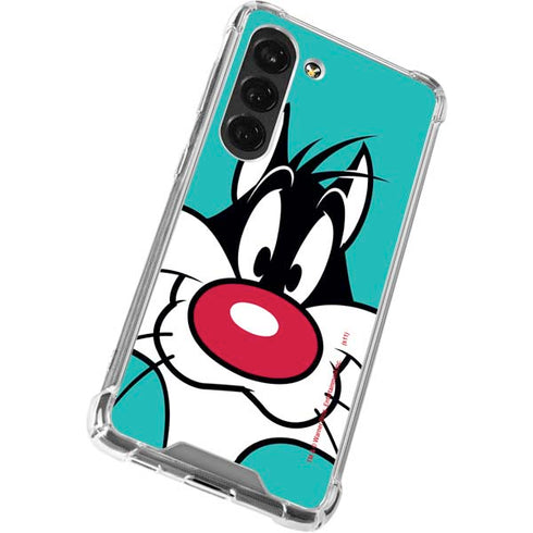 Looney Tunes Sylvester Zoomed In Galaxy S23 Clear Case