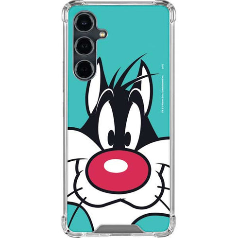 Looney Tunes Sylvester Zoomed In Galaxy S23 FE Clear Case