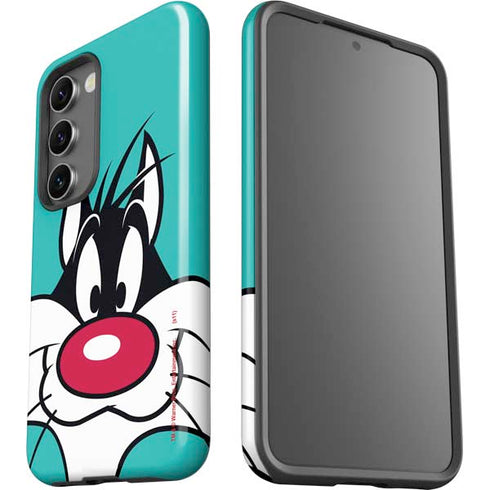 Looney Tunes Sylvester Zoomed In Galaxy S23 Pro Case