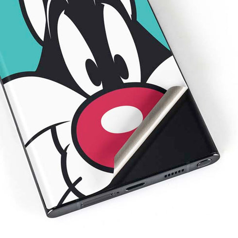 Looney Tunes Sylvester Zoomed In Galaxy S23 Ultra Skin