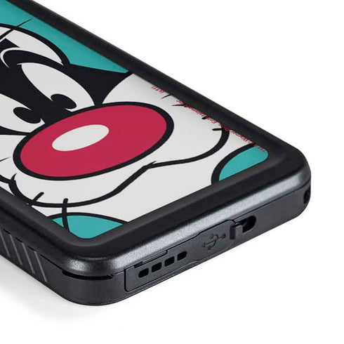 Looney Tunes Sylvester Zoomed In Galaxy S23 Waterproof Case