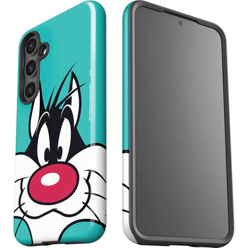 Looney Tunes Sylvester Zoomed In Galaxy S24 Plus Impact Case