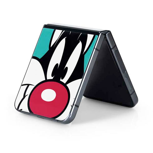 Looney Tunes Sylvester Zoomed In Galaxy Z Flip5 5G Skin