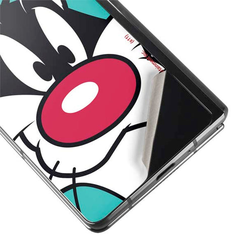 Looney Tunes Sylvester Zoomed In Galaxy Z Fold2 5G Skin