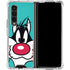 Looney Tunes Sylvester Zoomed In Galaxy Z Fold4 5G Clear Case