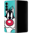 Looney Tunes Sylvester Zoomed In Galaxy Z Fold4 5G Skin