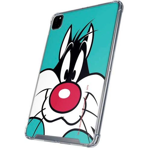 Looney Tunes Sylvester Zoomed In iPad Pro 12.9in (2020) Clear Case