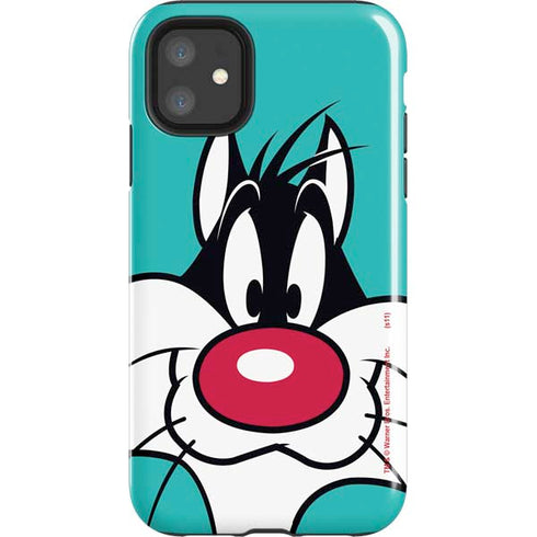 Looney Tunes Sylvester Zoomed In iPhone 11 Impact Case
