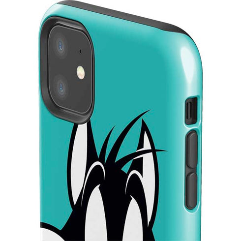 Looney Tunes Sylvester Zoomed In iPhone 11 Impact Case