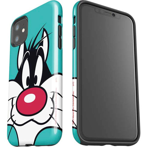 Looney Tunes Sylvester Zoomed In iPhone 11 Impact Case