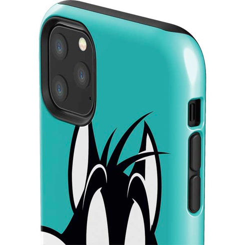 Looney Tunes Sylvester Zoomed In iPhone 11 Pro Max Impact Case