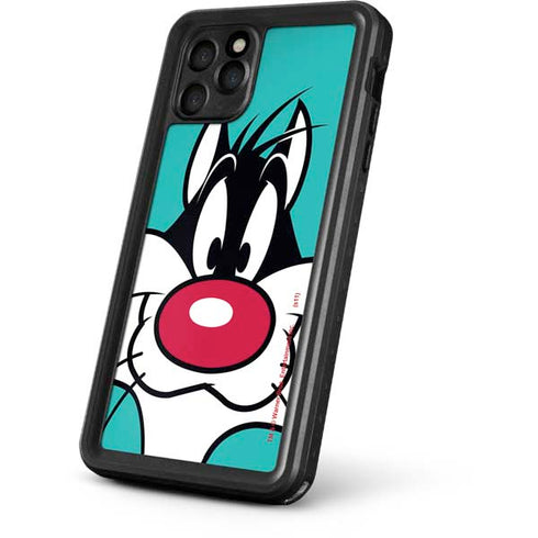 Looney Tunes Sylvester Zoomed In iPhone 11 Pro Waterproof Case