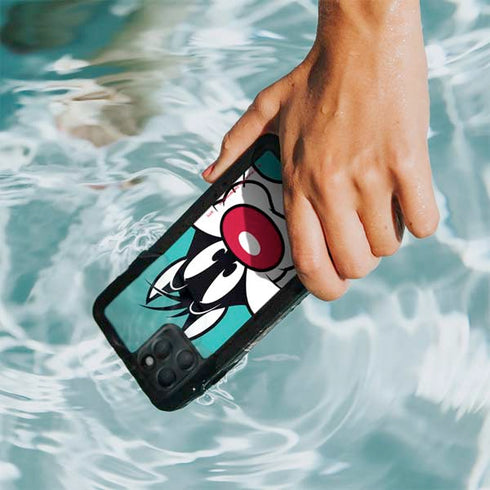 Looney Tunes Sylvester Zoomed In iPhone 11 Pro Waterproof Case