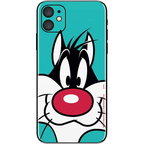 Looney Tunes Sylvester Zoomed In iPhone 11 Skin