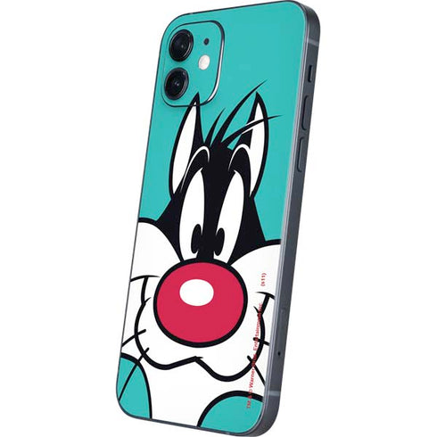 Looney Tunes Sylvester Zoomed In iPhone 12 Mini Skin