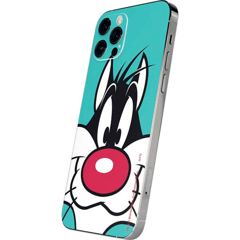 Looney Tunes Sylvester Zoomed In iPhone 12 Pro Skin