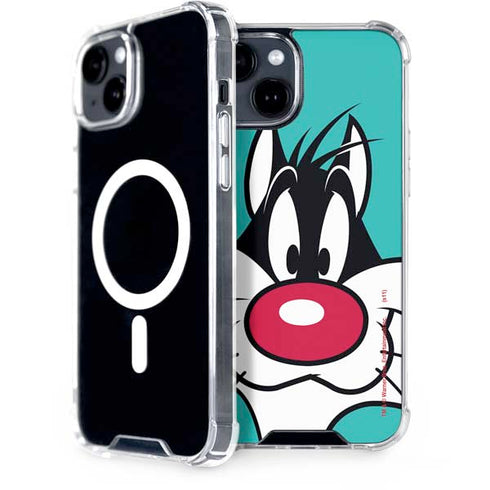 Looney Tunes Sylvester Zoomed In iPhone 13 MagSafe Case