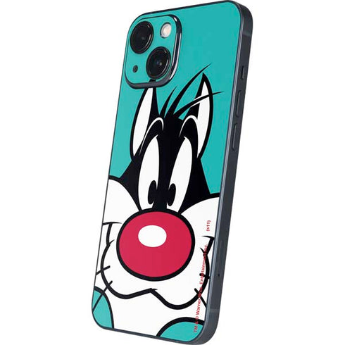 Looney Tunes Sylvester Zoomed In iPhone 13 Mini Skin