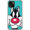 Looney Tunes Sylvester Zoomed In iPhone 14 Plus Clear Case