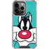 Looney Tunes Sylvester Zoomed In iPhone 15 Pro Clear Case
