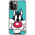 Looney Tunes Sylvester Zoomed In iPhone 14 Pro Max Clear Case