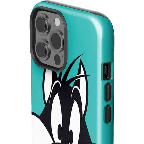 Looney Tunes Sylvester Zoomed In iPhone 15 Pro Max Impact Case