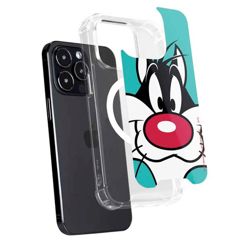 Looney Tunes Sylvester Zoomed In iPhone 14 Pro Max MagSafe Case