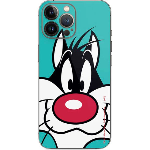 Looney Tunes Sylvester Zoomed In iPhone 14 Pro Max Skin
