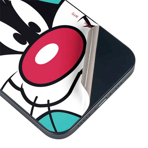 Looney Tunes Sylvester Zoomed In iPhone 14 Skin