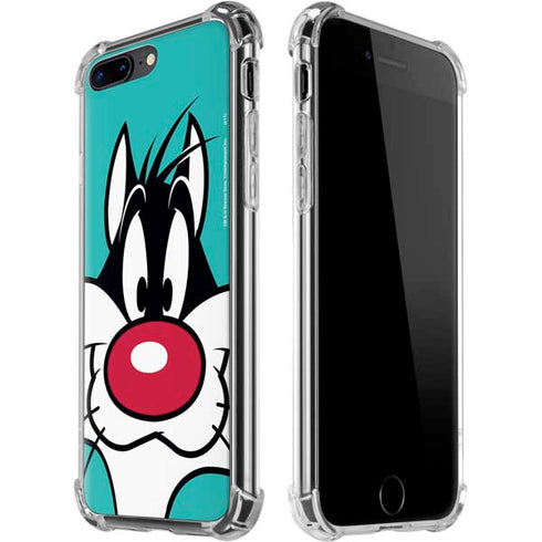 Looney Tunes Sylvester Zoomed In iPhone 7/8 Plus Clear Case