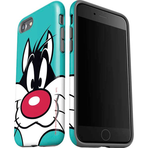 Looney Tunes Sylvester Zoomed In iPhone SE (2nd & 3rd Gen) Pro Case