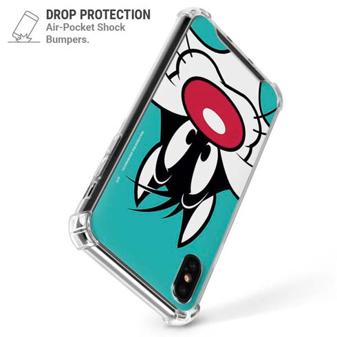 Looney Tunes Sylvester Zoomed In iPhone XS Max Clear Case