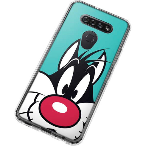 Looney Tunes Sylvester Zoomed In LG K51/Q51 Clear Case