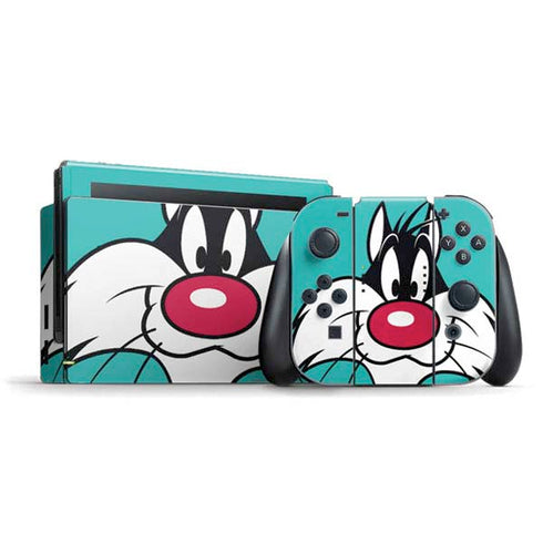 Looney Tunes Sylvester Zoomed In Nintendo Switch Bundle Skin