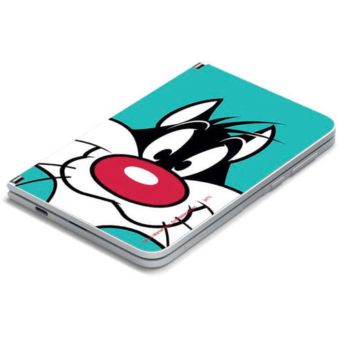 Looney Tunes Sylvester Zoomed In Surface Duo Skin