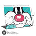 Looney Tunes Sylvester Zoomed In Universal Laptop 16in (13 x 9.4in) Skin