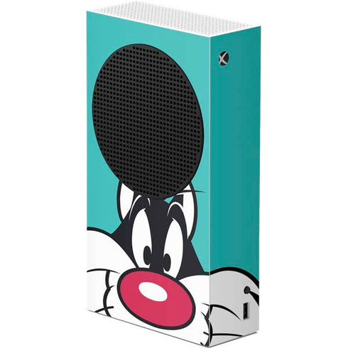 Looney Tunes Sylvester Zoomed In Xbox Series S Console Skin