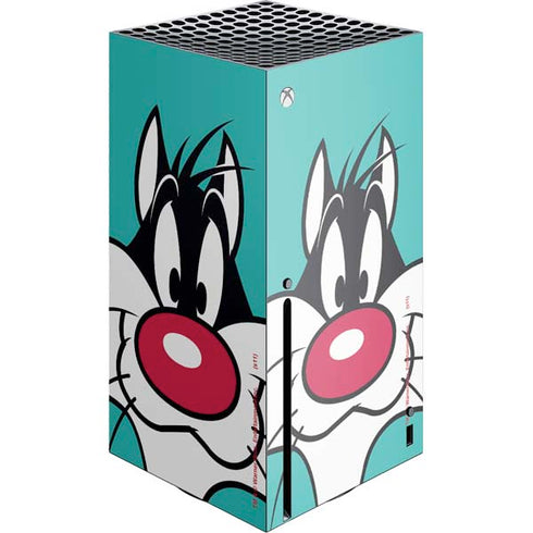 Looney Tunes Sylvester Zoomed In Xbox Series X Console Skin