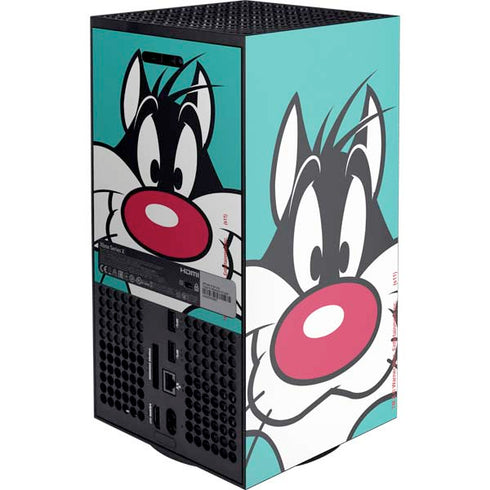 Looney Tunes Sylvester Zoomed In Xbox Series X Console Skin