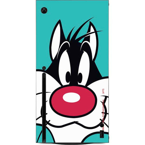 Looney Tunes Sylvester Zoomed In Xbox Series X Console Skin