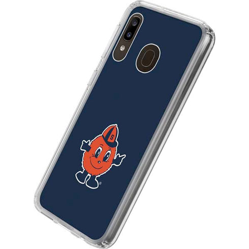 Syracuse Orange Mascot Galaxy A20 Clear Case