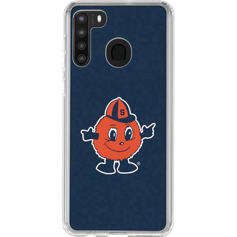 Syracuse Orange Mascot Galaxy A21 Clear Case