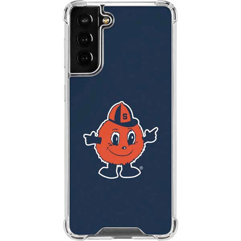 Syracuse Orange Mascot Galaxy S22 Plus Clear Case