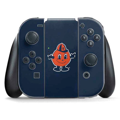 Syracuse University Orange Mascot Nintendo Switch (2017-2021) Joy-Con Controller Skin